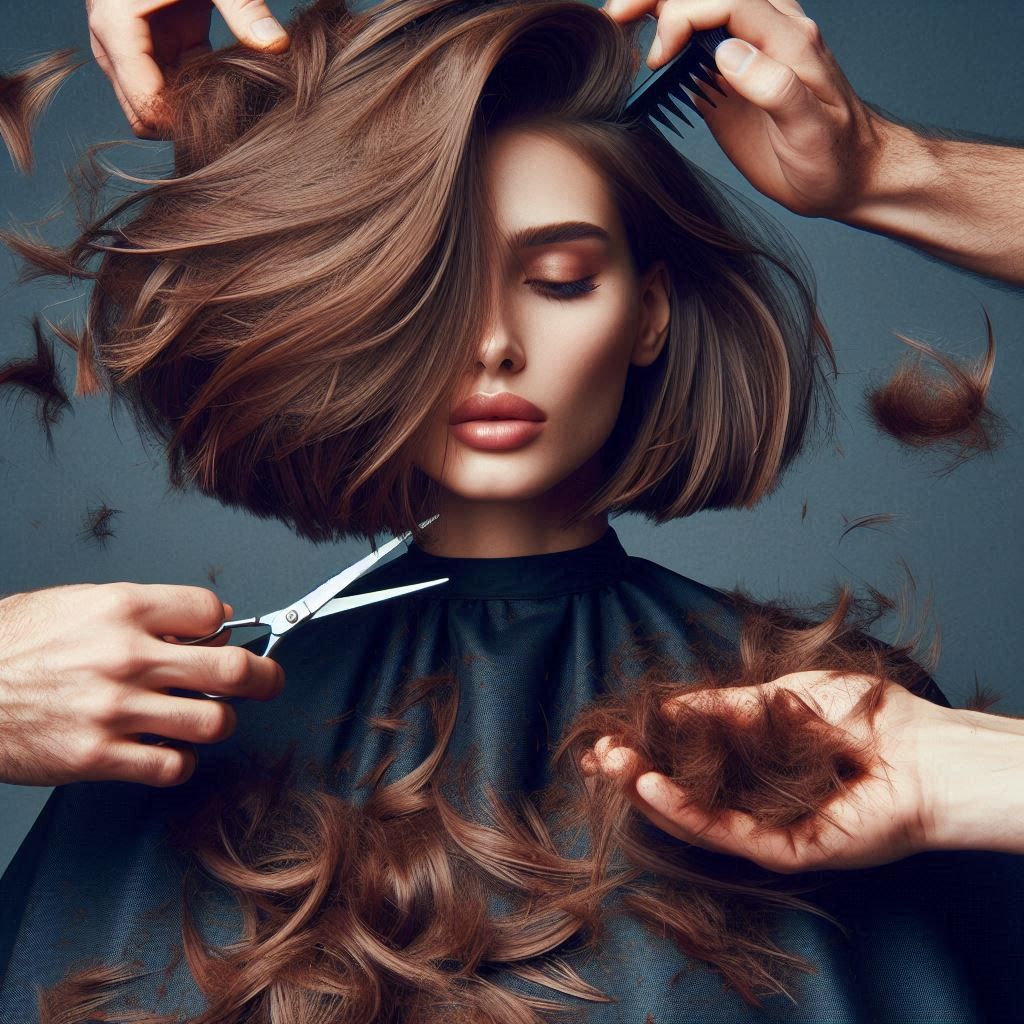 Women's haircut